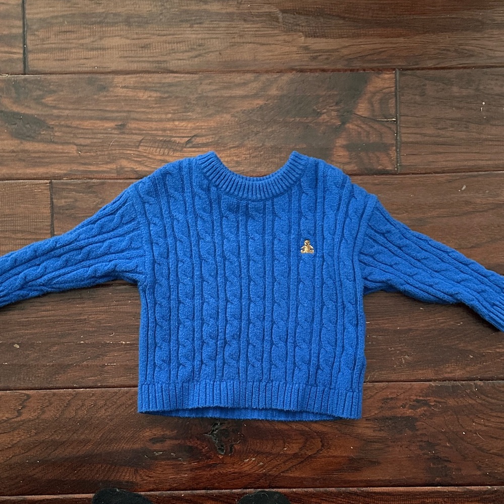 Gap Blue Cable Knit Sweater